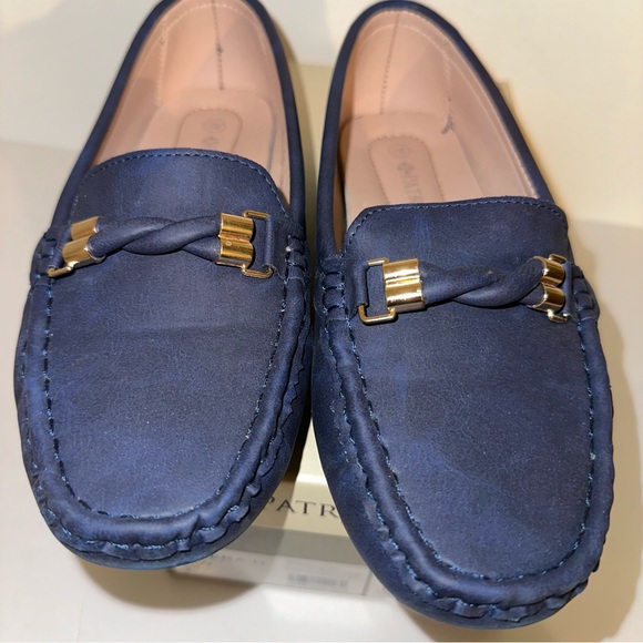 Patrizia by Spring Step Ginera Blue & gold loafers size 7 Women’s - Picture 8 of 15